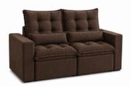 Sofá Retrátil e Reclinável 1,5m Suede Marrom Sofá Retrátil e Reclinável 1,5m Suede Marrom