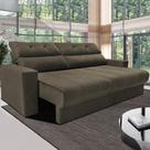 Sofá Retrátil e Reclinável 1,70m Clean. Cama inBox Velusoft