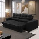 Sofá Retrátil e Reclinável 2 lugares 1,50m com Molas Milena Suede Rover & Beato