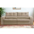 Sofá Retrátil e Reclinável 2 lugares 1,90m com Molas Milão Suede Mirra Decor
