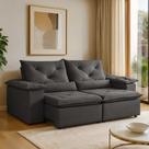 Sofá Retrátil e Reclinável 2 Lugares 196cm Londres