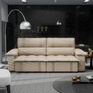Sofá Retrátil e Reclinável 2 Lugares 250cm Zurique Montreal