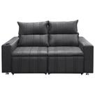 Sofá Retrátil e Reclinável 2 Lugares Madri 1.60M Suede Cinza Speciale Home