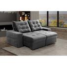 Sofá Retrátil e Reclinável 2 Lugares Pará Suede