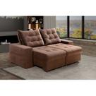 Sofá Retrátil e Reclinável 2 Lugares Pará Suede