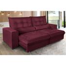Sofá Retrátil e Reclinável 2,30m Suede Miami