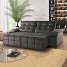 Sofá Retrátil e Reclinável 250cm 2 Lugares Mônaco