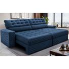 Sofá Retrátil e Reclinável 2,50m Molas Ensacadas Max Spring. Velusoft Cama inBox Sofá Retrátil e Reclinável 2,50m Molas Ensacadas Max Spring. Velusoft Cama inBox