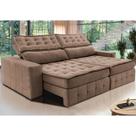 Sofá Retrátil e Reclinável 2,75m Cama inBox Big Puffer com SoftGelD40 Velupluma Castor