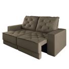 Sofá Retrátil e Reclinável 3 Lugares 1,80m Verona Suede Capuccino Mamflex