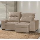 Sofá Retrátil E Reclinável 3 Lugares 200Cm Com Baú Malaquita