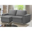 Sofá Retrátil e Reclinável 3 Lugares 205cm com Porta Copos Ballarat