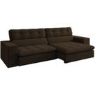 Sofa Retratil E Reclinavel 3 Lugares 218 cm Eldorado SL 942 Veludo Moll