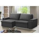 Sofá Retrátil e Reclinável 3 Lugares 225cm com Porta Copos Ballarat