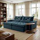 Sofá Retrátil e Reclinável 3 Lugares 240cm Diamond Super Pillow