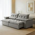 Sofá Retrátil e Reclinável 3 Lugares 250cm Ouro Preto