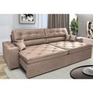 Sofá Retrátil e Reclinável 3,12m com Molas Cama inBox Estilo Suede Velusoft Castor Sofá Retrátil e Reclinável 3,12m com Molas Cama inBox Estilo Suede Velusoft Castor