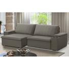 Sofá Retrátil e Reclinável 4 Lugares 245cm com Porta Copos Ballarat Sofá Retrátil e Reclinável 4 Lugares 245cm com Porta Copos Ballarat