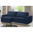 Sofá Retrátil e Reclinável 4 Lugares 245cm com Porta Copos Ballarat Sofá Retrátil e Reclinável 4 Lugares 245cm com Porta Copos Ballarat