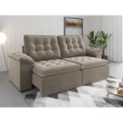 Sofá Retrátil e Reclinável 4 Lugares 250cm Veludo Detroit Sofá Retrátil e Reclinável 4 Lugares 250cm Veludo Detroit