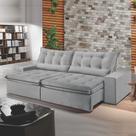 Sofá Retrátil e Reclinável 5 Lugares 290cm Bérgamo