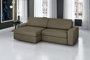 Sofá Retrátil e Reclinável 5 Lugares Veludo com Molas Cosmos 280cm