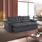 Sofa Retrátil e Reclinavel Alice 210cm Braço 25 Cm em Veludo Meu Sofá Online Sofa Retrátil e Reclinavel Alice 210cm Braço 25 Cm em Veludo Meu Sofá Online