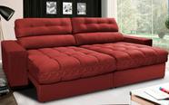 Sofá Retrátil e Reclinável com Molas Ensacadas Cama inBox Master 2,32m Tecido Suede Vermelho Sofá Retrátil e Reclinável com Molas Ensacadas Cama inBox Master 2,32m Tecido Suede Vermelho