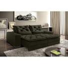 Sofá Retrátil e Reclinável Dallas 4 Lugares 2.30m Suede Marrom - BONEQUINHA MÓVEIS