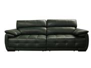 Sofá Retrátil e Reclinável de Couro Filipinas 2,20 m Green Bicolor - Mempra Design