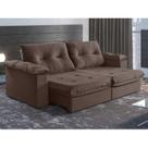 Sofá Retrátil e Reclinável Modulado 2 Lugares 290cm Pés em Madeira Maciça Canadá