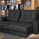 Sofá Retrátil e Reclinável Thor - Molas Ensacadas 250 Cm Veludo