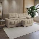 Sofá Retrátil Kappesberg Sander Suede Bege