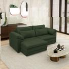Sofá Retrátil Manual Sala de Estar Nolan Bipartido 250cm Conforto Premium em material sintético Manchado G58 - Gran Belo Sofá Retrátil Manual Sala de Estar Nolan Bipartido 250cm Conforto Premium em material sintético Manchado G58 - Gran Belo