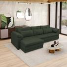 Sofá Retrátil Manual Sala de Estar Nolan Bipartido 332cm Conforto Premium em material sintético Manchado G58 - Gran Belo Sofá Retrátil Manual Sala de Estar Nolan Bipartido 332cm Conforto Premium em material sintético Manchado G58 - Gran Belo