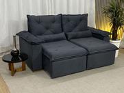 Sofá Retrátil Reclinável 1,80 m Cinza Chumbo 606 Athenas Premium Sofá Retrátil Reclinável 1,80 m Cinza Chumbo 606 Athenas Premium
