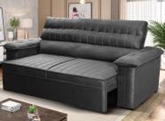 Sofá Retrátil Reclinável 2 lugares com molas 1,50m Quantum Suede Velut Cinza - King House Sofá Retrátil Reclinável 2 lugares com molas 1,50m Quantum Suede Velut Cinza - King House