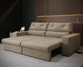 Sofá Retrátil Reclinável 2 Lugares Suede 1,60m Hera