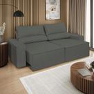 Sofá Retrátil/Reclinável 2,00m Confortável com Molas