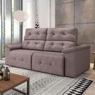 Sofá Retrátil Reclinável 3 Lugares Marrocos Machiatto Suede Bege Sofá Retrátil Reclinável 3 Lugares Marrocos Machiatto Suede Bege