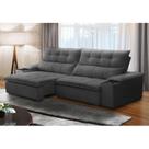 Sofá Retrátil Reclinável 4 Lugares 250cm com Porta Copos e Objetos Bulgária Sofá Retrátil Reclinável 4 Lugares 250cm com Porta Copos e Objetos Bulgária