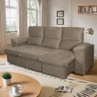 Sofá Retrátil Reclinável America 2,30m Suede Tabaco Sofá Retrátil Reclinável America 2,30m Suede Tabaco