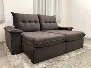 Sofá Retrátil Reclinável Confortável Elegante Helena 2,30m Sofá Retrátil Reclinável Confortável Elegante Helena 2,30m