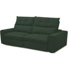 Sofá Retrátil Reclinável Para Sala de Estar Living 210cm Dimas F04 Veludo Verde - Lyam Decor Sofá Retrátil Reclinável Para Sala de Estar Living 210cm Dimas F04 Veludo Verde - Lyam Decor