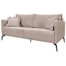 Sofa Sala De Estar Liv 2 Lugares Pes Aço Linho 231 Areia Ezz Sofa Sala De Estar Liv 2 Lugares Pes Aço Linho 231 Areia Ezz
