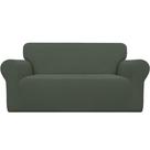 Sofá Slipcover Easy-Going Stretch Loveseat verde oliva