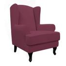 Sofá Slipcover Easy-Going Stretch Wingback, 2 peças, vermelho