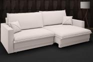 Sofá Tango 2,00m sem caixa, Retrátil e Reclinável Velosuede Areia - NETSOFAS
