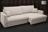 Sofá Tango 2,20m sem caixa, Retrátil e Reclinável Velosuede Bege - NETSOFAS