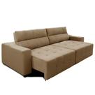 Sofá Top Lubeck 3 Lugares 250 cm Retrátil e Reclinável Suede Castor Sofá na Web Sofá Top Lubeck 3 Lugares 250 cm Retrátil e Reclinável Suede Castor Sofá na Web